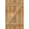 Ekena Millwork Joined Board-n-Batten Shutters w/Z-Bar, Rough Sawn Western Red Cedar, 21 1/2W x 34H, PR RBJ06Z21X034RWR - alternate 2